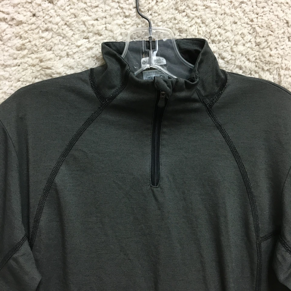 Camisa Columbia Titanio Grande Adulto Gris Omni Seca 1/4 Cremallera Manga Larga Mujer L Foto 2 de 4