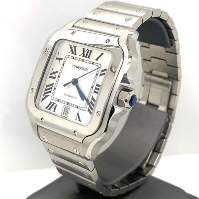 wssa0018 santos de cartier LM コマ CRWSSA0018 - Santos de Cartier watch - Large model