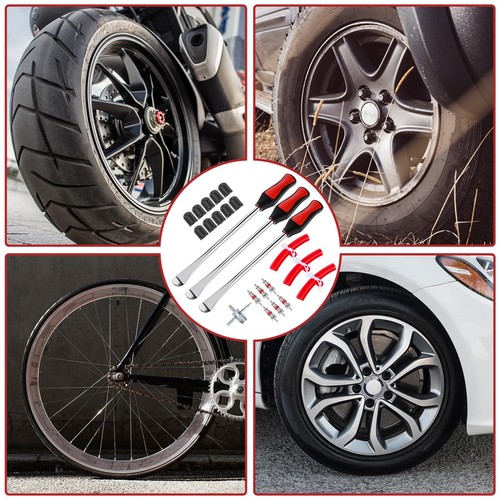 Reifenheber Reifenmontierhebel Für Motorrad Fahrrad Wagen Scooter Werkzeugsatz - Bild 10 von 18