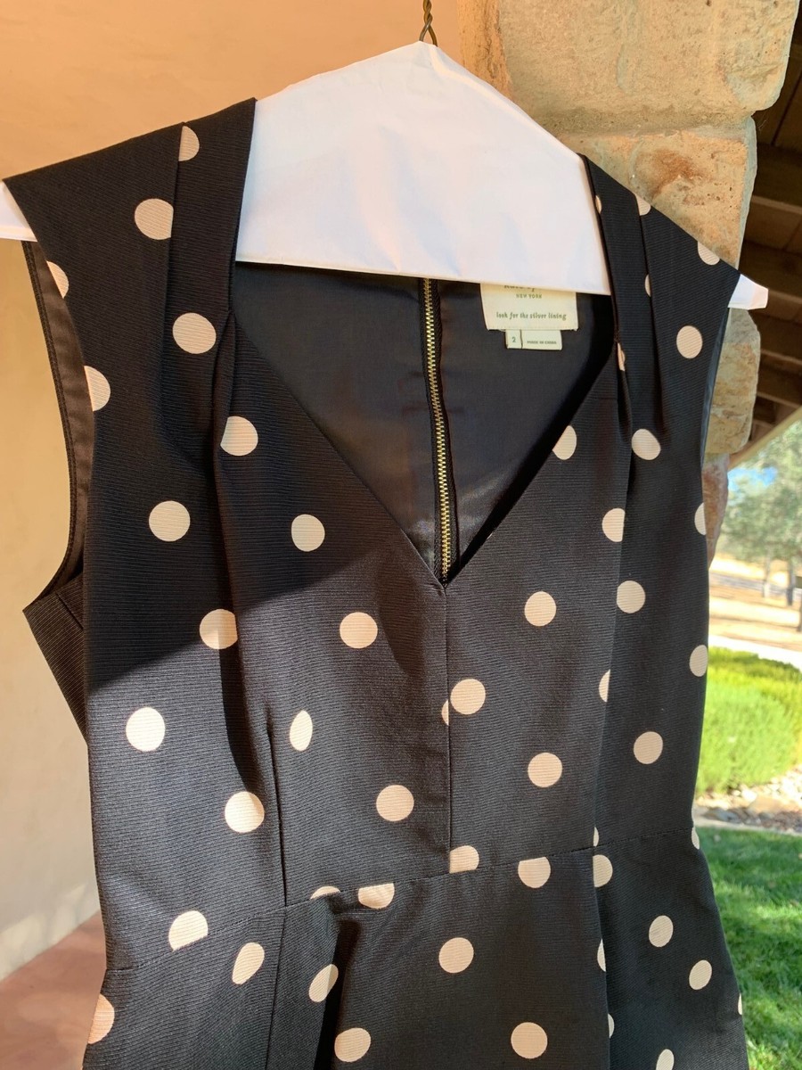 kate spade a line dress Black Paneled Crepe A-Line Dress by kate spade new york