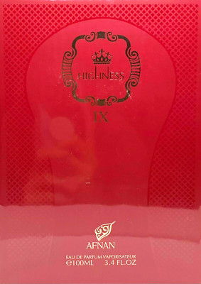 AFNAN HIGHNESS IX EAU DE PARFUM FOR WOMEN 3.4 Oz / 100 ml BRAND NEW ITEM!!!