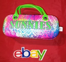 The Children's Place BEACH PARTY NEON TIE DYE Sunglasses / Glasses Case New