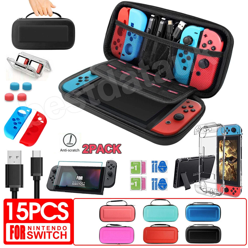 For Nintendo Switch Lite Carrying Case Bag Shell Cover Glass