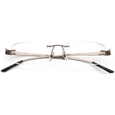 Ray-Ban Eyeglasses RB 8583 1000 Gunmetal Rimless Frame 51