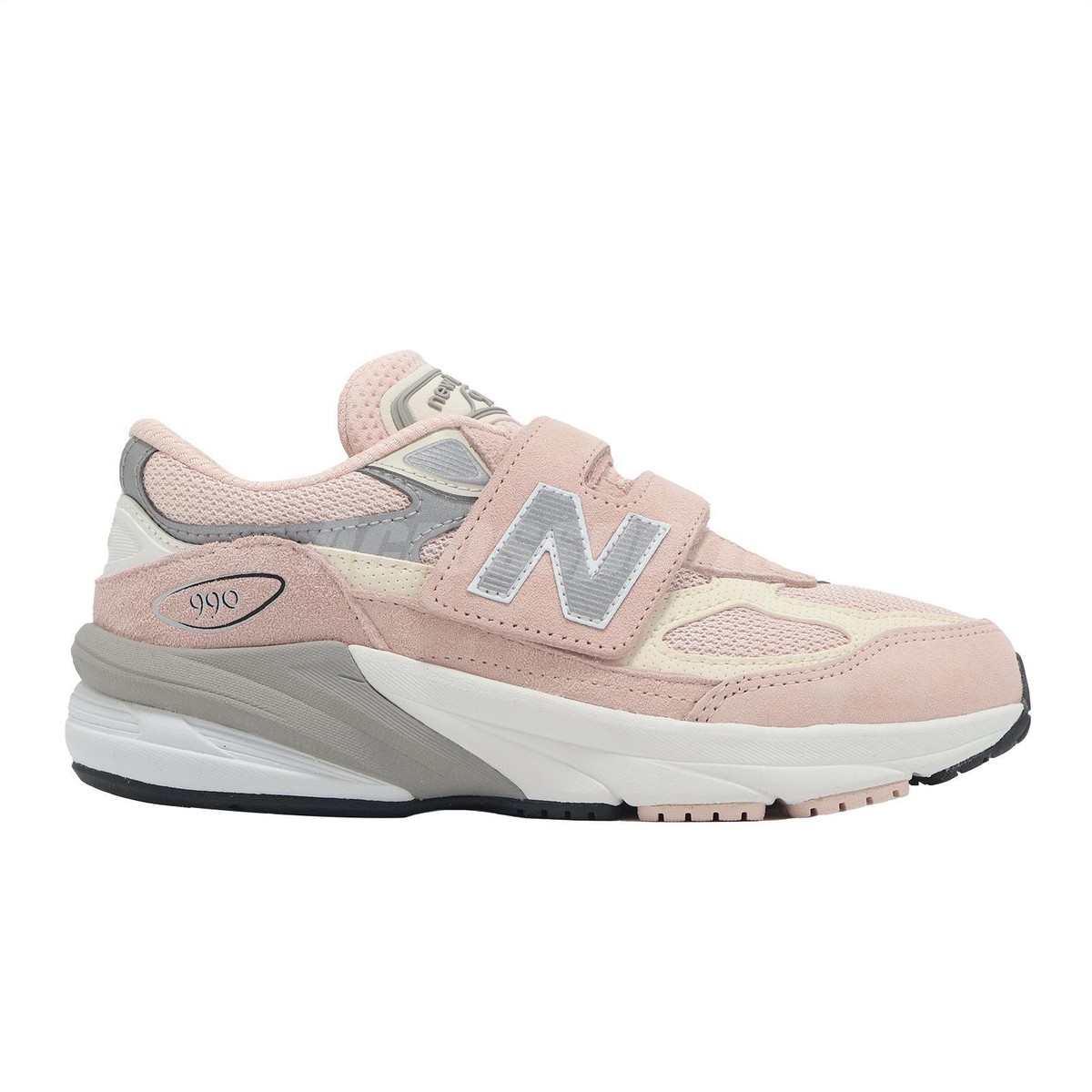 New Balance 990 V6 Wide NB Pink Grey Kids Preschool Casual