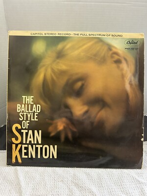 Stan Kenton The Ballad Style Of LP 1958 Capitol ST-1068 Vinyl Record