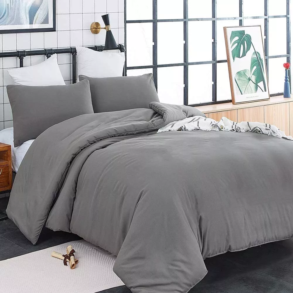 Modern Threads 5-Piece Grey Queen Comforter Set in the Bedding Sets  department at