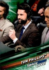 Tom Phillips 2019 Topps Smackdown Live WWE Green Parallel Card #53