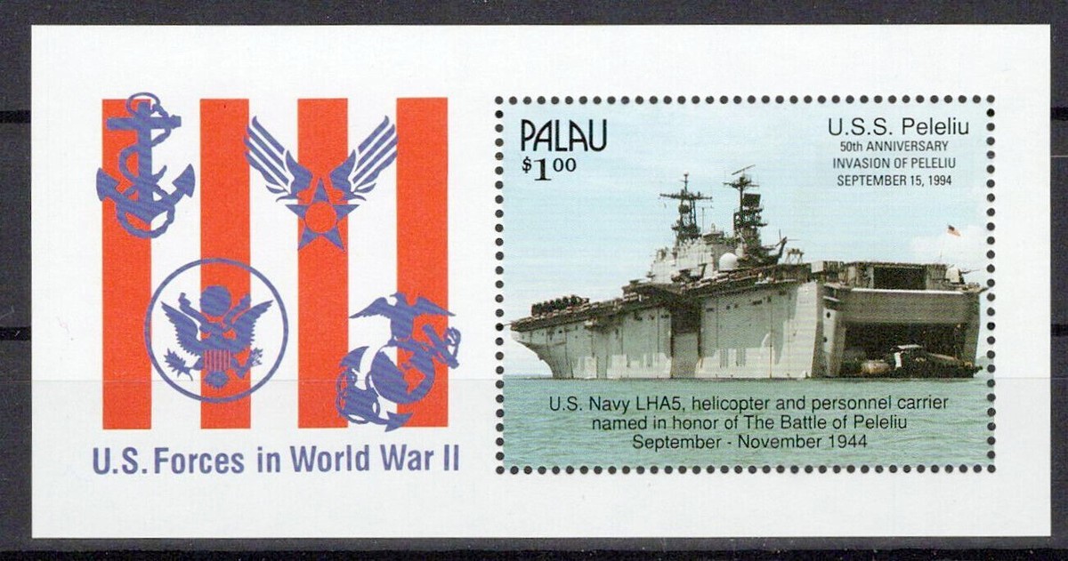 Palau 339 MNH WWII Ships Military War ZAYIX 0124S0156 | eBay