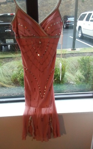 Sue Wong Pink Beaded Dress 8 | eBay