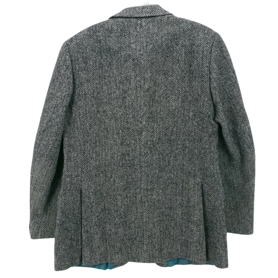 Abrigo Blazer Harris Tweed Espiga Chaqueta de Lana Willerby London Mediano? Foto 3 de 4