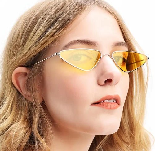Cat Eye Sunglasses For Women Triangle - Picture 3 of 3