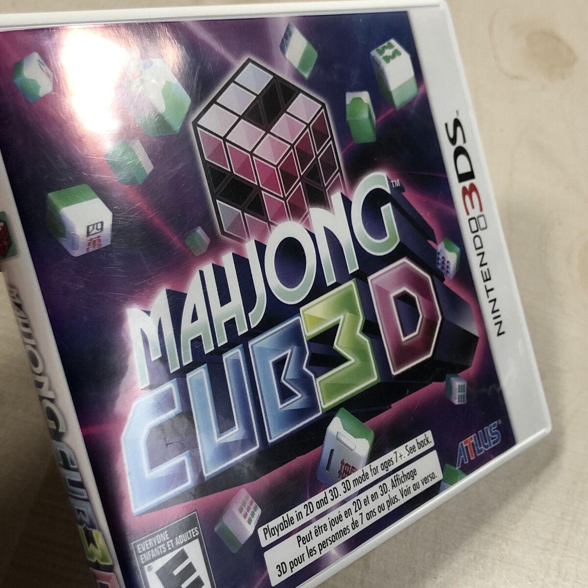 Jogo Mahjong Cub 3d Para Nintendo 3ds Midia Fisica Atlus