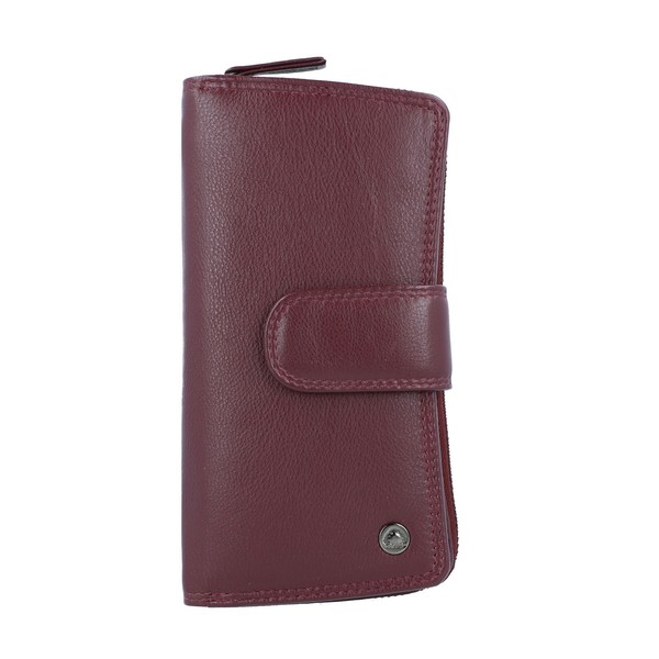 Greenburry Spongy GeldböRse Leder 9,5Cm #16923 (Bordeaux)-image