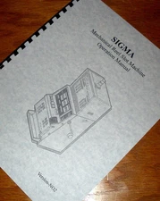 SIGMA Mechanical Upright REEL SLOT MACHINE Operations Manual
