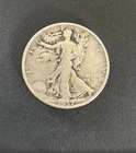 1937  S Walking Liberty Half Dollar Very Fine 90% Silver