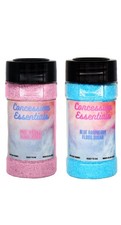 2ct- 16oz Jars of Cotton Candy Floss Sugar (Pink Vanilla and Blue Raspberry)