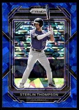 Sterlin Thompson 2023 Panini Prizm #153 Rockies MLB READ FREE SHIP AutographDen