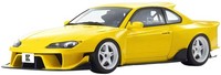 Nissan Silvia S15 Khyzyl Saleem Gelb MaßStab 1:18 Modellauto Samurai Kyosho...