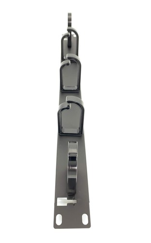 Metal Master - Pack de 5 Panneau de Gestion de Câble Rack Serveur 1U 19" avec Crochet D-Ring... - Photo 9/9