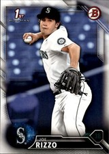 2016 Bowman Draft #BD-117 Joe Rizzo Seattle Mariners
