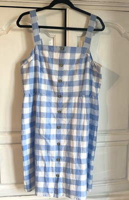 blue and white preppy dress Sassy Shortcake Floral Cove Dress