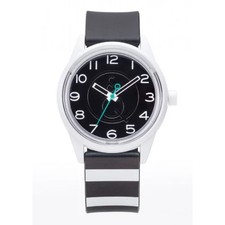 Citizen Q&Q Smile Solar Power Watch Black White Stripe Water Resistant 5 BAR NEW