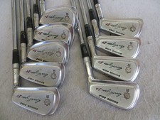 VINTAGE BEN HOGAN BOUNCE SOLE 1 2-EW IRON SET APEX 4 STIFF STEEL MEN RH
