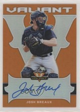 2018 Leaf Valiant Orange 31/35 Josh Breaux #BA-JB2 Auto 1h5