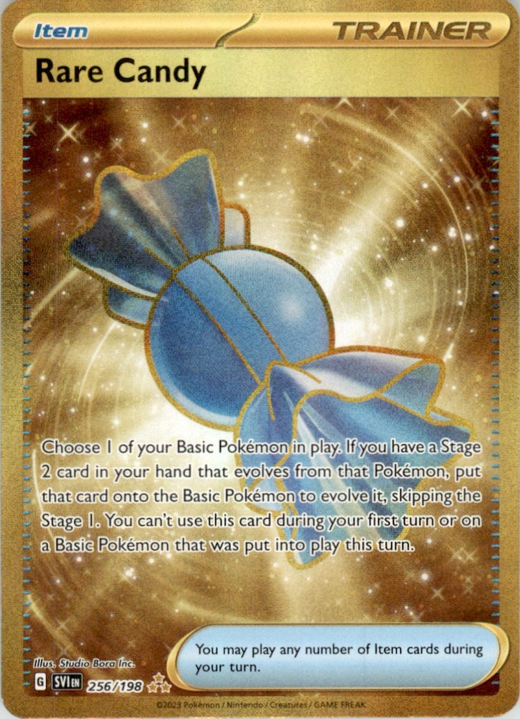 2023 Pokemon Scarlet & Violet #256 Rare Candy Holofoil