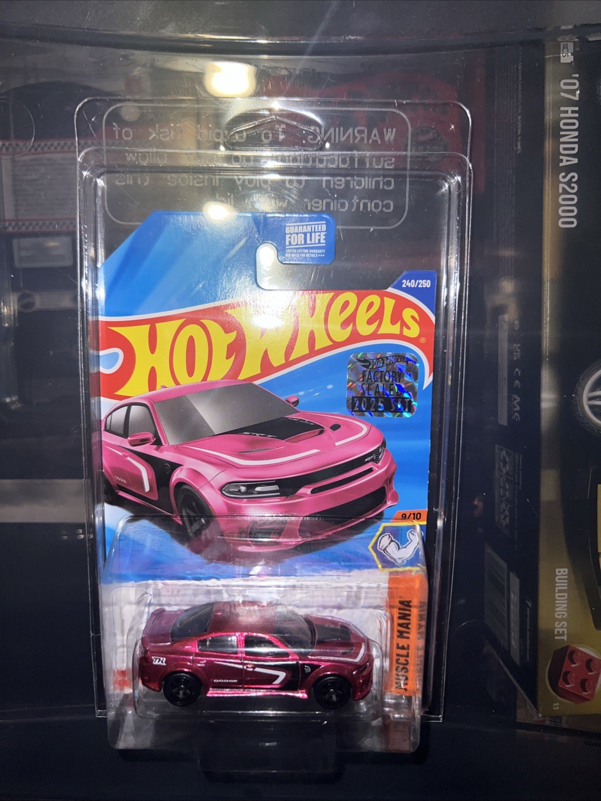 2025 HOT WHEELS ‘20 Dodge Challenger Hellcat STH Factory Sealed CRACKED Blister!