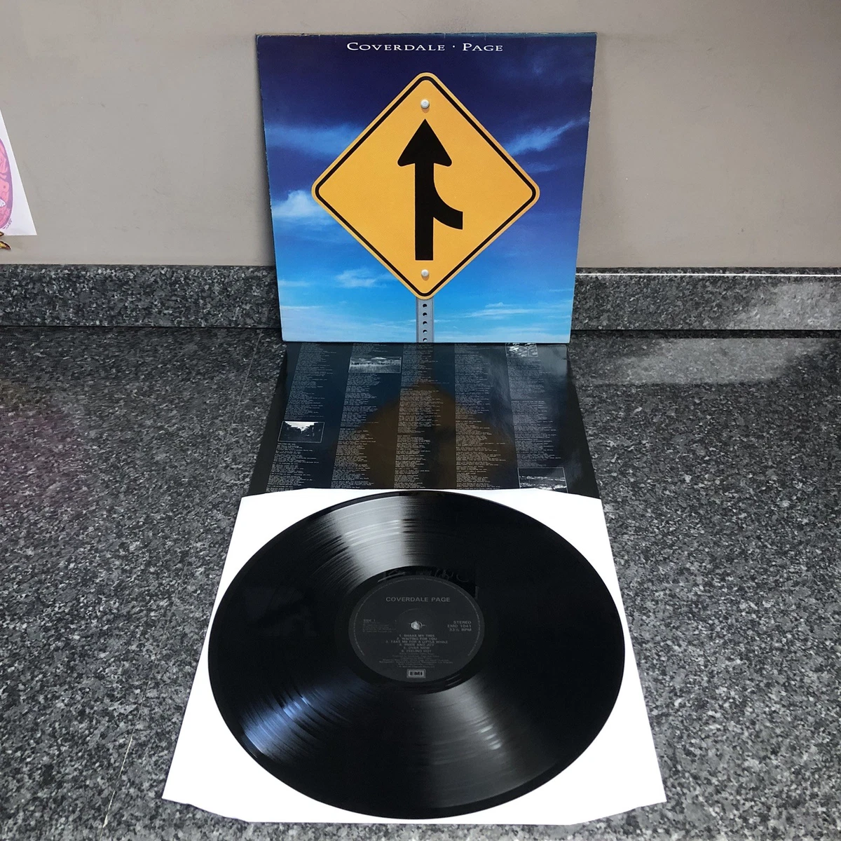 Coverdale Page レコード UK オリジナル EMD 1041 Coverdale Page レコード UK オリジナル EMD 1041