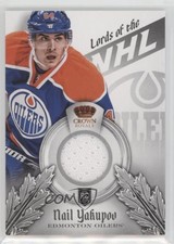 2013-14 Panini Crown Royale Lords of the NHL Materials Nail Yakupov #L-NY 1u6