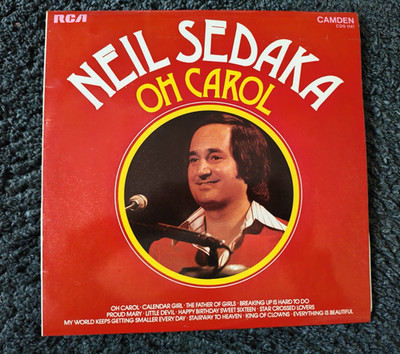Neil Sedaka Oh Carol RCA CAMDEN CDS 1147 12'' Vinyl LP Compilation