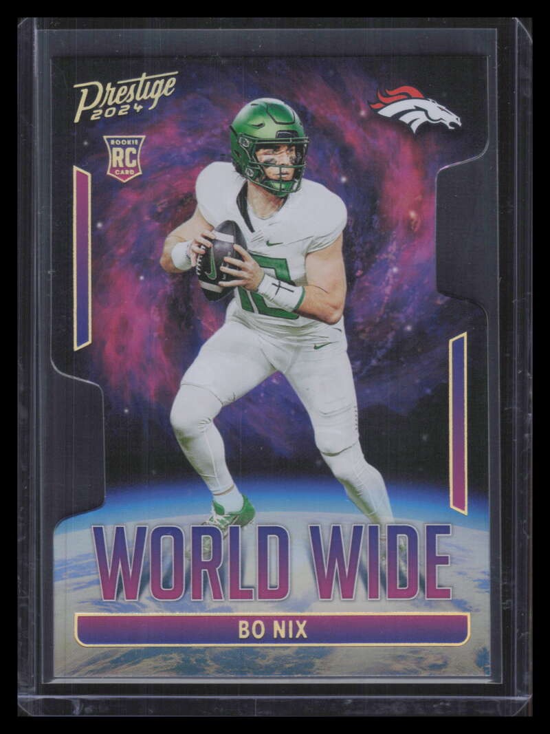 2024 Prestige World Wide 2 Bo Nix Rookie