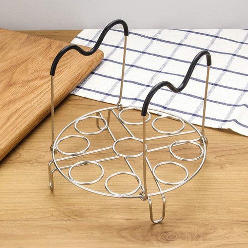 Steamer Cooling Rack Trivet Accessory Set, Include 9-holes Egg Steamer Cookin... - Picture 3 of 7