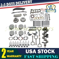 G4NB 1.8L Engine Rebuild Overhaul Kit For Hyundai Elantra Kia Forte L4 2013-2016