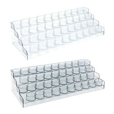 Clear Paint Organizer Paint Bottle Holder Stationery Storage Holder Portable
