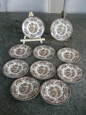 Vintage 1940s Royal Staffordshire Tonquin Clarice Cliff Bread Butter plate 6.5" 