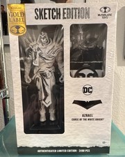 McFarlane Toys DC Multiverse Azrael Curse White Knight Sketch Gold Label LE