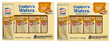 Lance Captain's Wafers Peanut Butter  Honey Sandwich Crackers 2 Box Pack