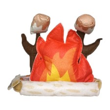 Fire Doll Campfire Plush Toy Sitting Fireplace Smores Plushies New With Tags