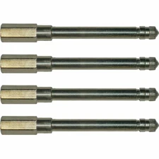 Schrader 7383 6-1/16" Metal Truck Valve Extension Pack of 4