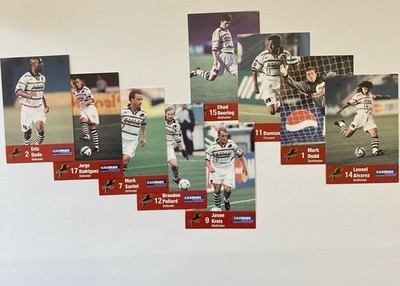 Dallas Burn MLS Lot Of 9 Trading Cards Car Max Series MSP/Rick Yeatts Photos