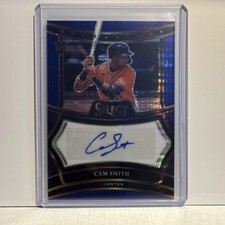 Panini 2025 Select Cam Smith RC Auto Blue Prizm Insert Astros #SIG-CS