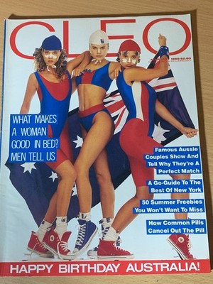 Vintage Cleo Magazine Australia #184 February 1988 Pia Lundstrom Rachel Miller