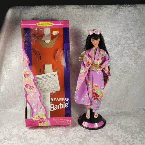 Vintage Japanese Barbie Doll 1995 Mattel Dolls Of The World Collector Edition