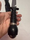 420 Stainless Steel Survival Knife & Compass Sheath & Sharpening Stone Taiwan — photo 7