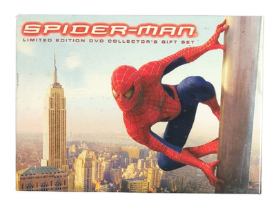      Spider-Man Limited Edition 3 Disc DVD Collector's Gift Set Marvel 2002