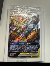 Carta Sigillata Moltres Zapdos Articuno TAG TEAM GX SM210 Promo Holo Pokémon TCG